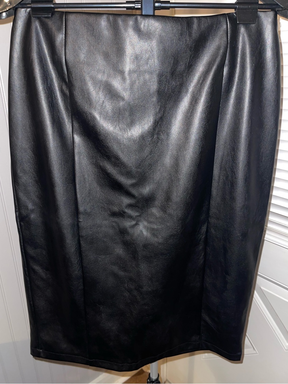 The Limited Black Faux Leather Skirt